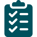 green clipboard icon