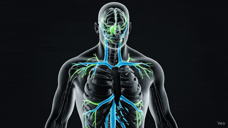 visual graphic of where the vagus nerve is